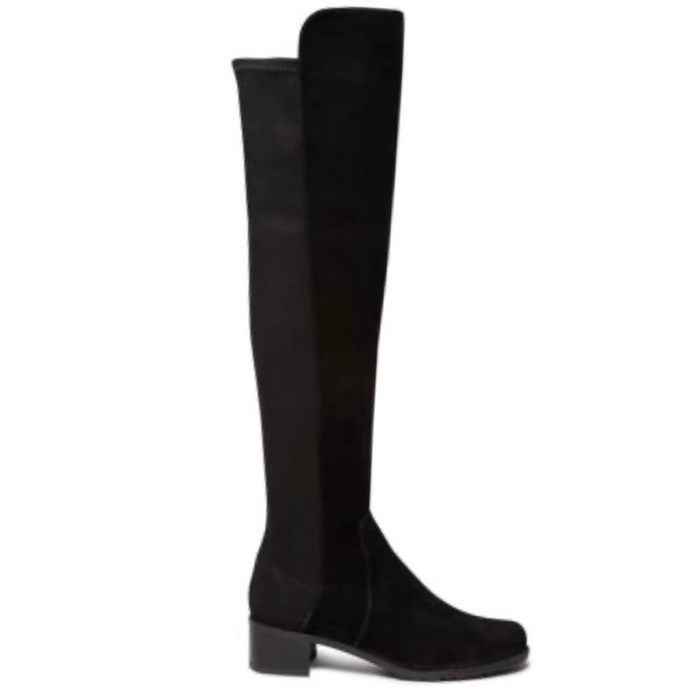 SODA Boots 9 Knee High Black Stretch Faux Leather